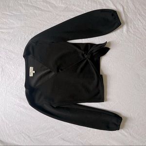 Madewell Texture & Thread Wrap Top